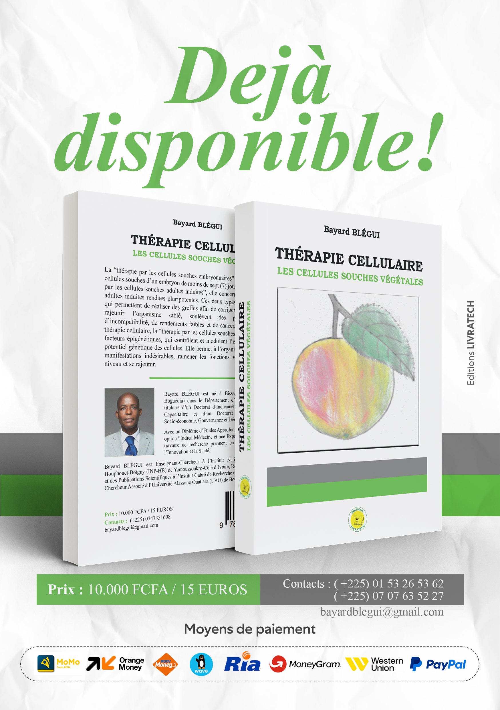 THERAPIE CELLULAIRE : LES CELLULES SOUCHES VEGETALES